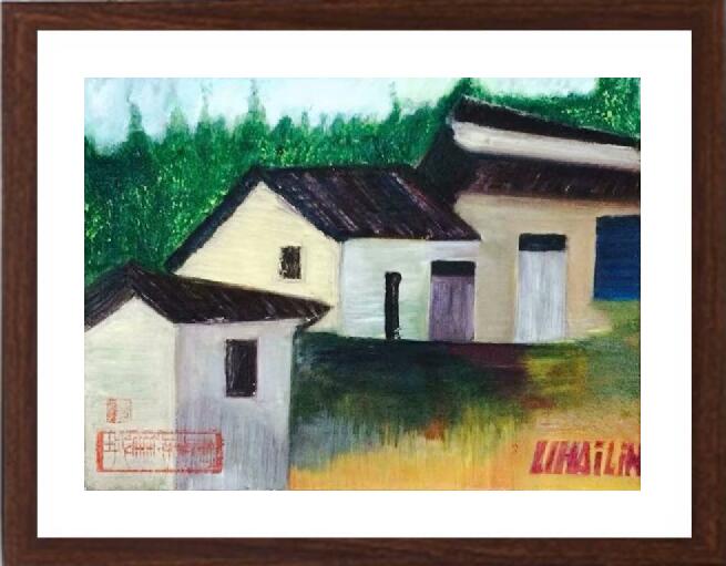 李海林油画作品-空山新雨后
